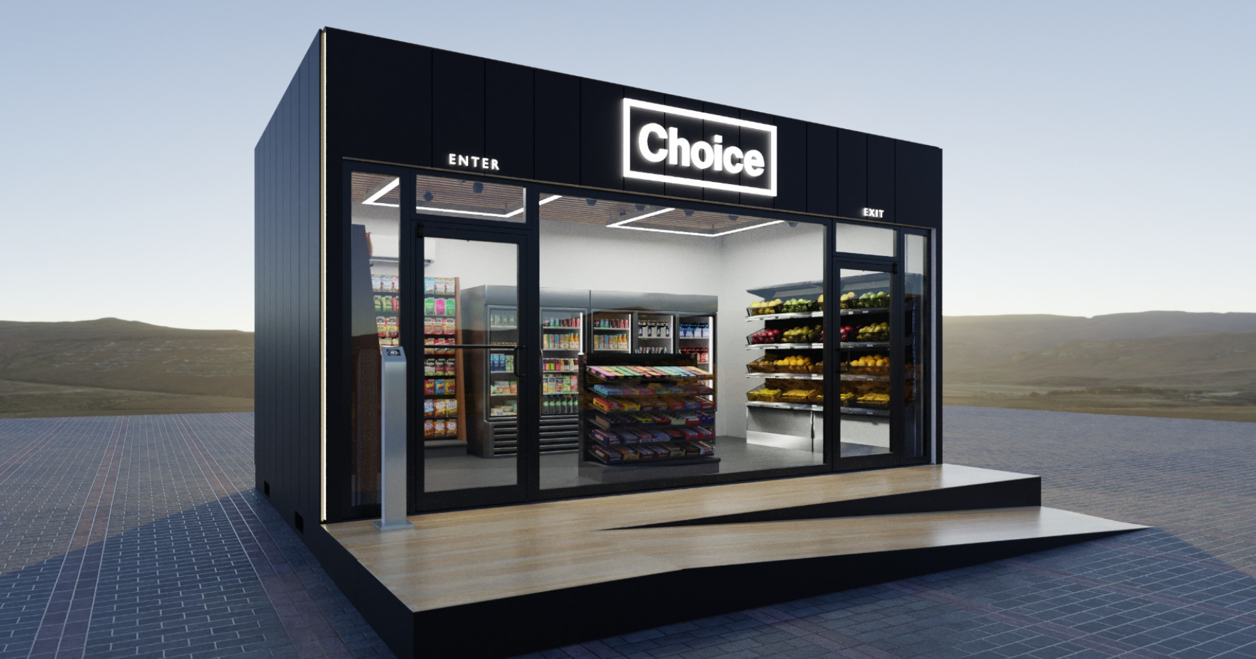 Interior do CMP Market