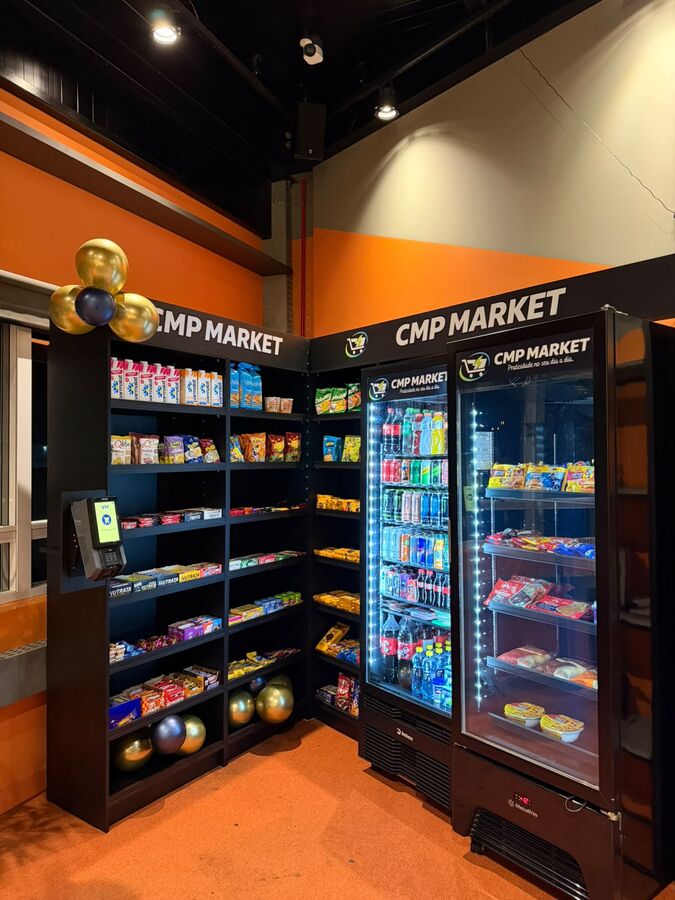 Unidade CMP Market instalada em ambiente de condomínio